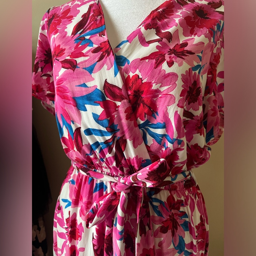 EMILY WONDER Maxi dress w/Tie Waist Sz S